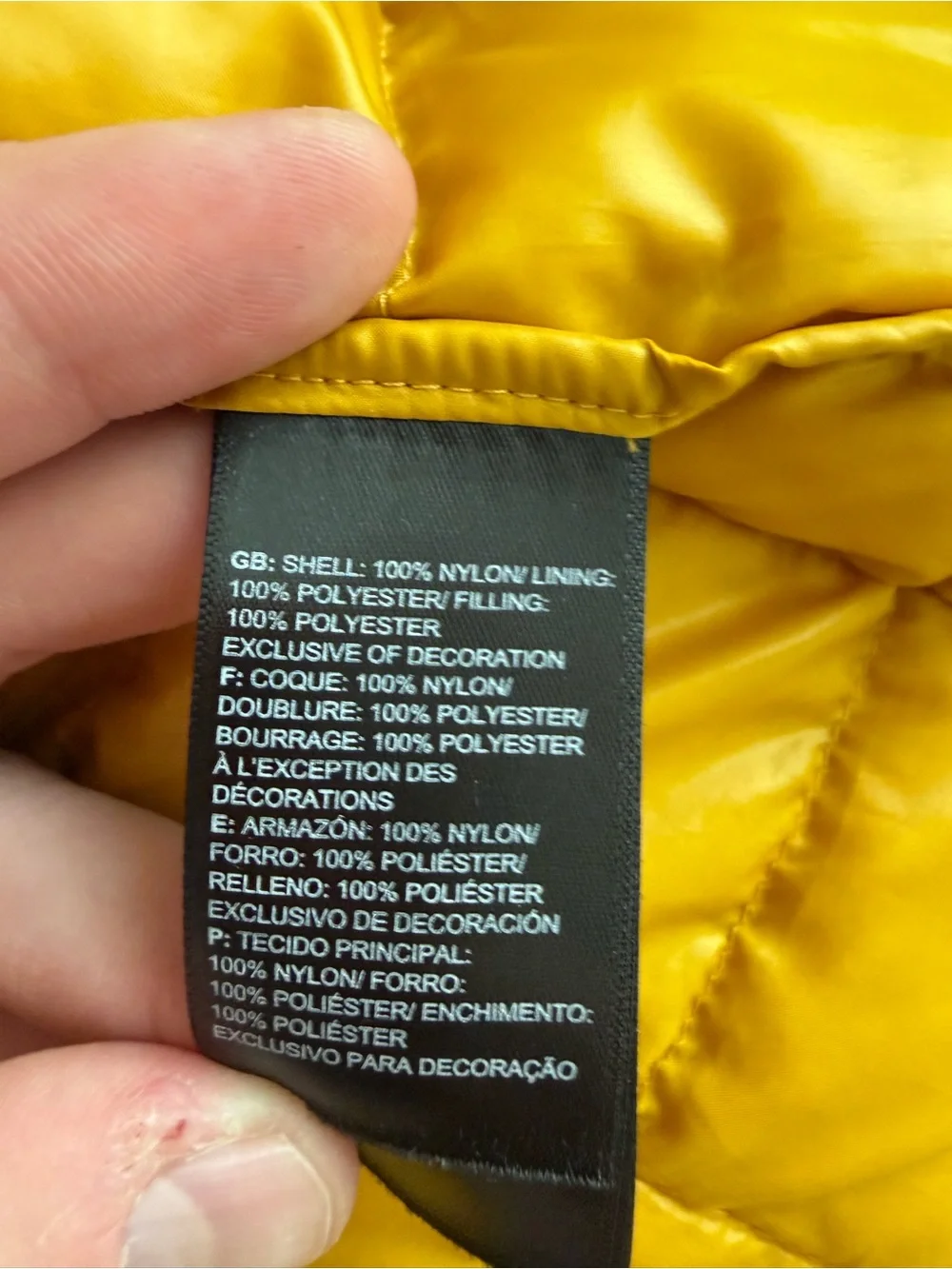 The North Face lightweight quilted